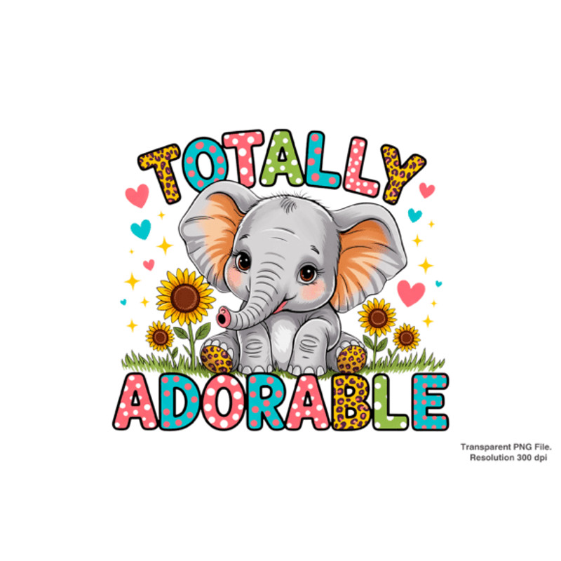 Totally Adorable Png Sublimation 0