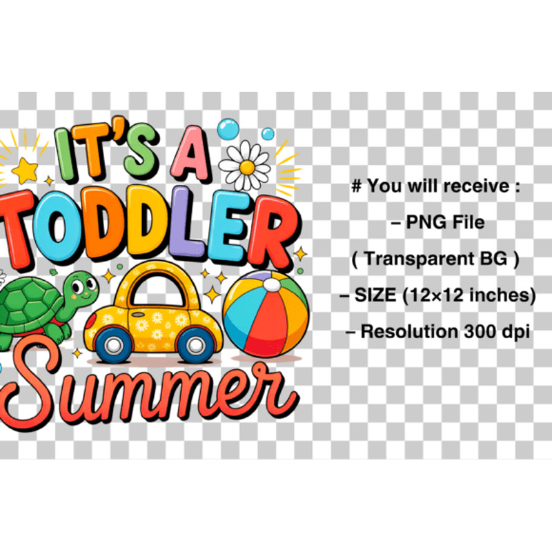 Summer PNG Toddler Summer Beach PNG 1