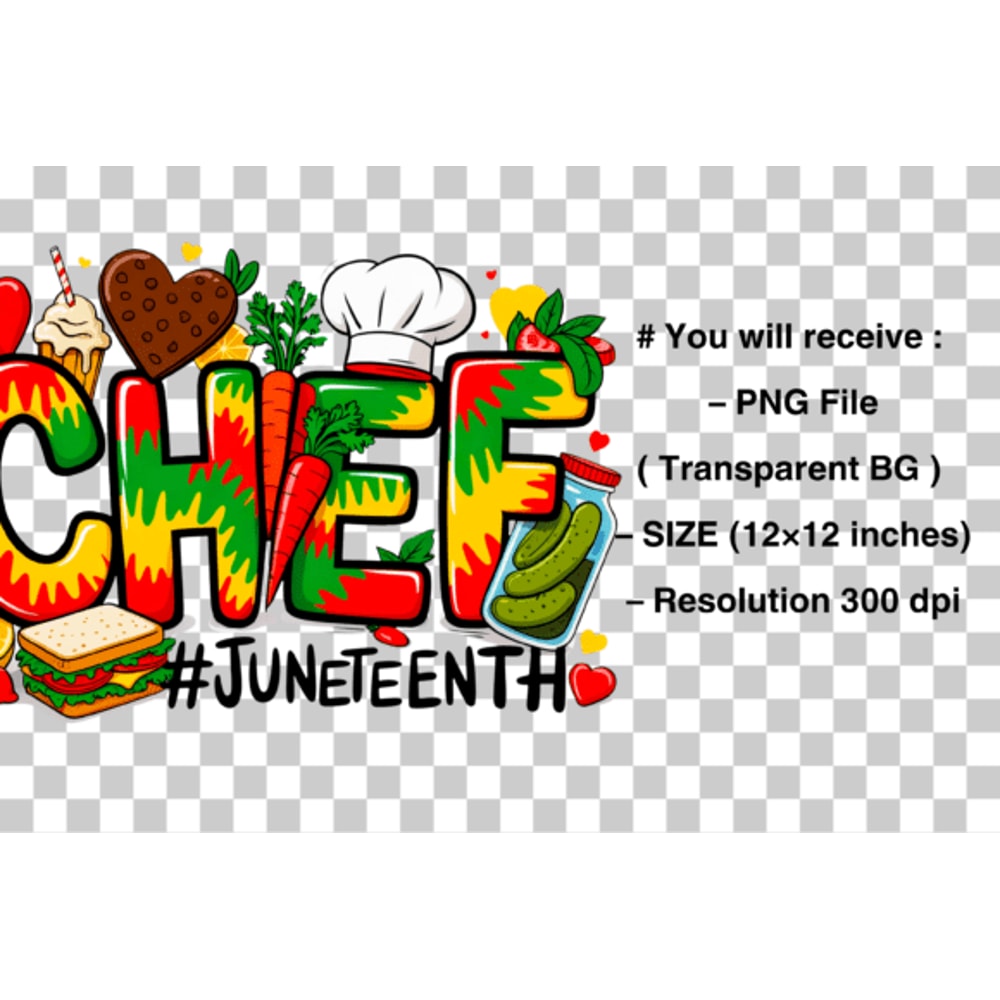 Juneteenth Chef PNG Chef Life PNG 1
