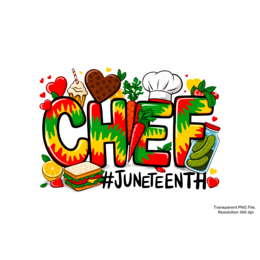 Juneteenth Chef PNG Chef Life PNG 2