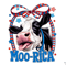 Moo Rica 4th Of July Highland Cow Png 0