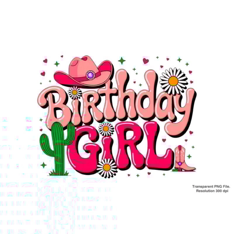 Birthday Girl Shirt Png Sublimation 0