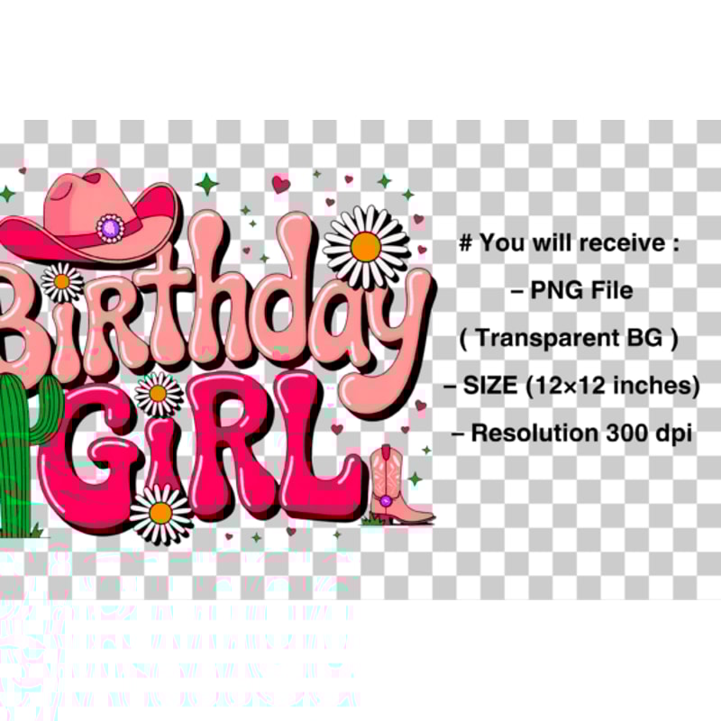 Birthday Girl Shirt Png Sublimation 1