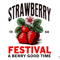 Retro Strawberry Sublimation PNG 0