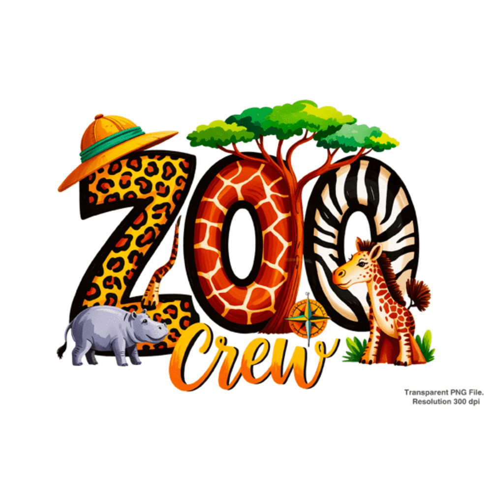 Zoo Crew PNG Kids Giraffe Animal PNG 2