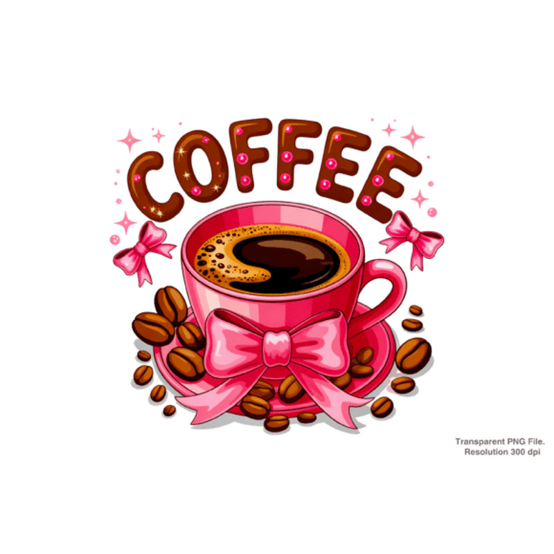 Coffee Coquette PNG Coquette Coffee PNG 0