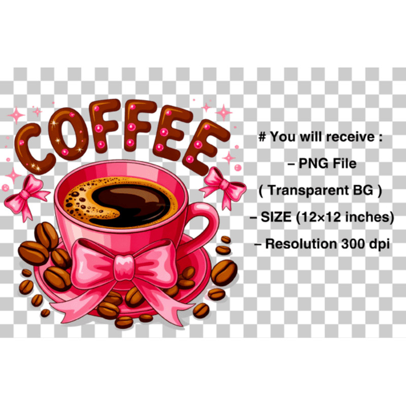 Coffee Coquette PNG Coquette Coffee PNG 1