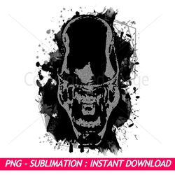 alien xenomorph black and silver splash ink art png | exclusive png sublimation download-perfect for sublimation mastery