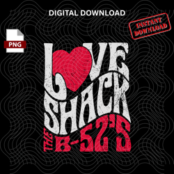 b52's png, love shack png, the b52's, 80's music png, 300 dpi png, digital download