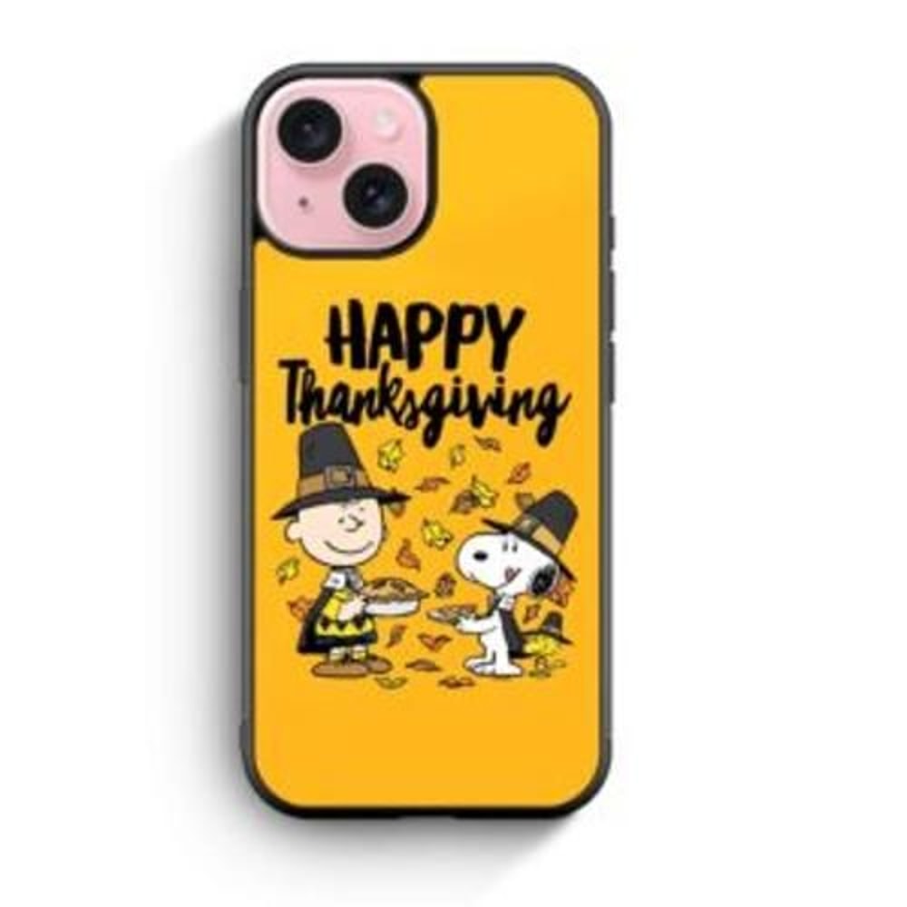 A Charlie Brown Happy Thanksgiving Custom Slim Phone Case For IPhone Samsung Galaxy Google Pixel 0