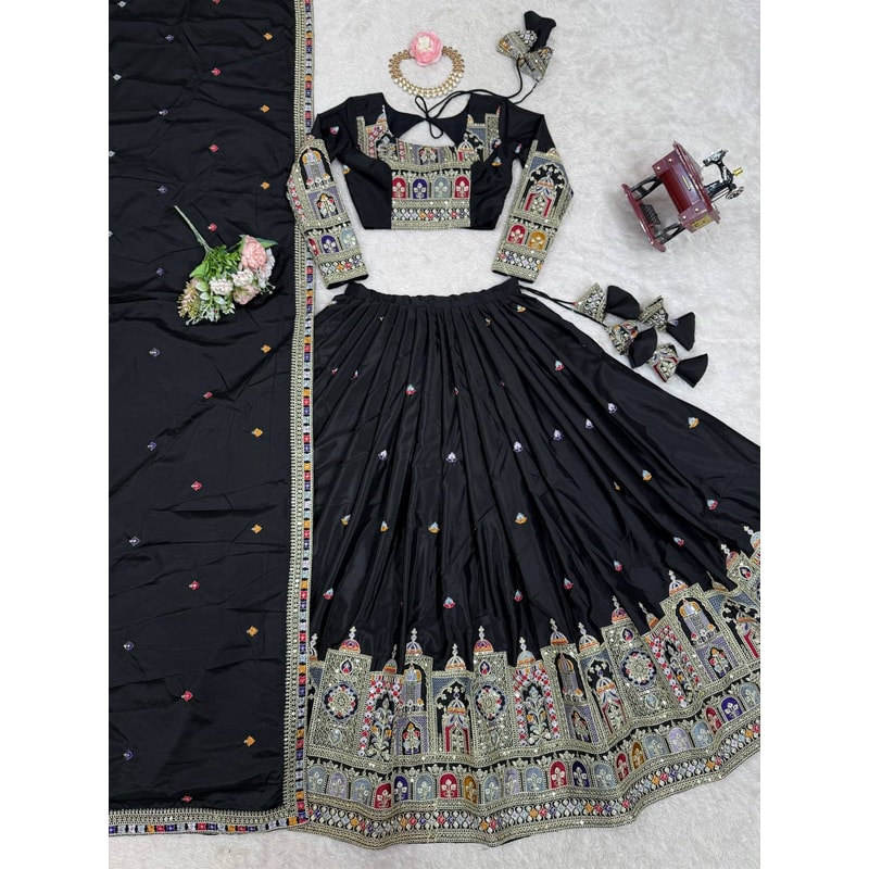 New Navaratri Festival A Perfect Festive Occasions Designer Dandiya Night Women Traditional Lehenga 0