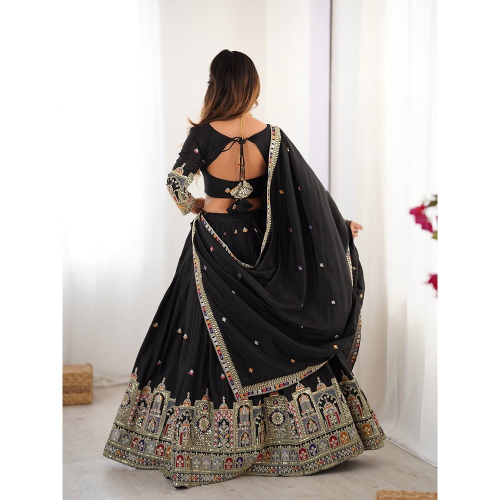 New Navaratri Festival A Perfect Festive Occasions Designer Dandiya Night Women Traditional Lehenga 6