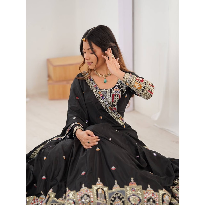 New Navaratri Festival A Perfect Festive Occasions Designer Dandiya Night Women Traditional Lehenga 4