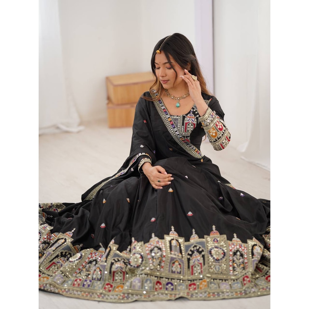 New Navaratri Festival A Perfect Festive Occasions Designer Dandiya Night Women Traditional Lehenga 5