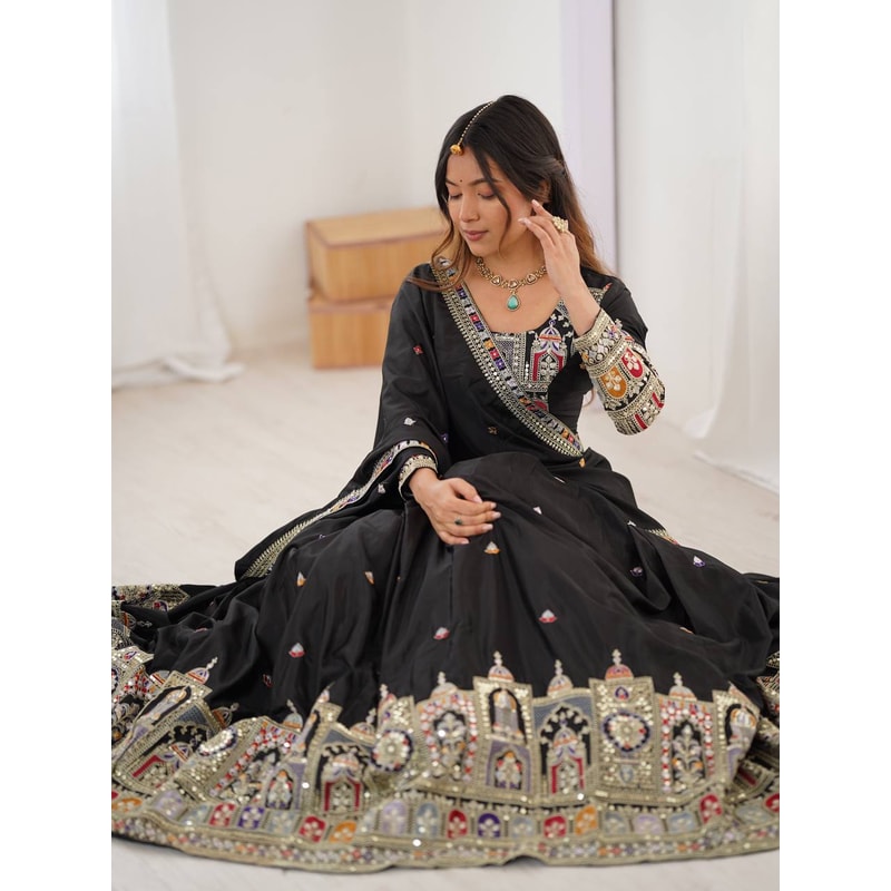 New Navaratri Festival A Perfect Festive Occasions Designer Dandiya Night Women Traditional Lehenga 5