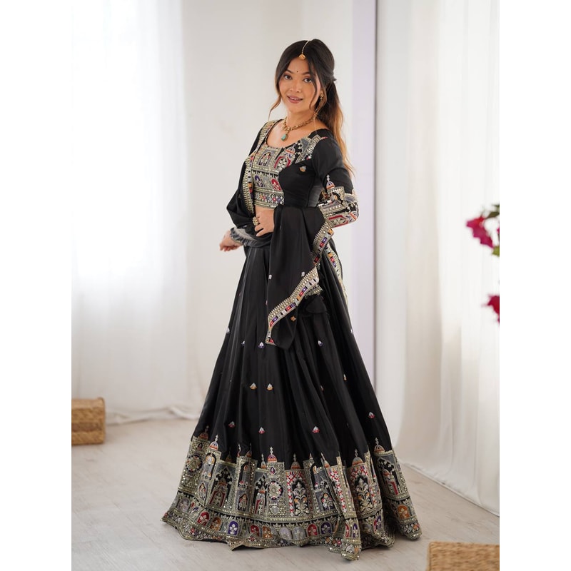 New Navaratri Festival A Perfect Festive Occasions Designer Dandiya Night Women Traditional Lehenga 2