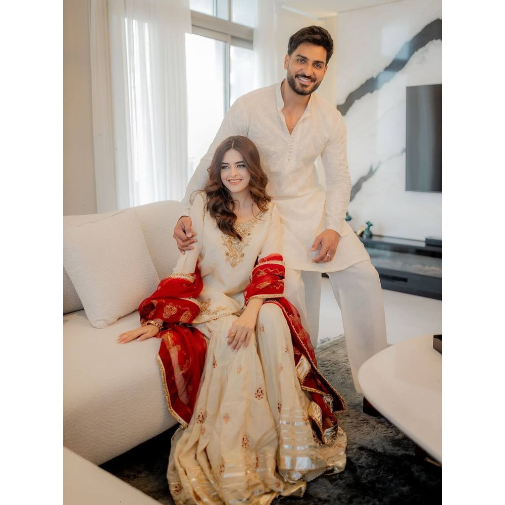 Wedding Designer Indian Salwar Kameez Party Sharara Suit 2