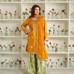 salwar kameez pakistani indian wedding party wear dress sharara bollywood suit