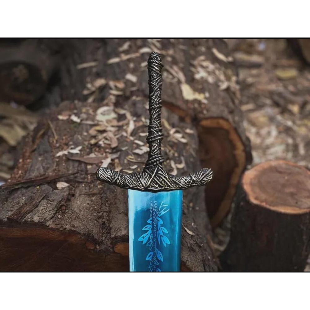 Handmade Dark Moon Great Sword Elden Cosplay Rings Merchandise Moonlight Knight Sword Movie Replica 1