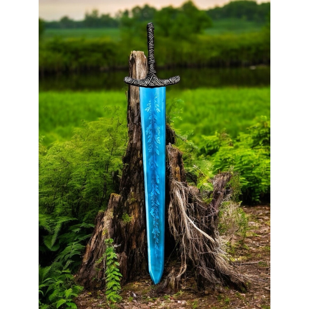 Handmade Dark Moon Great Sword Elden Cosplay Rings Merchandise Moonlight Knight Sword Movie Replica 4