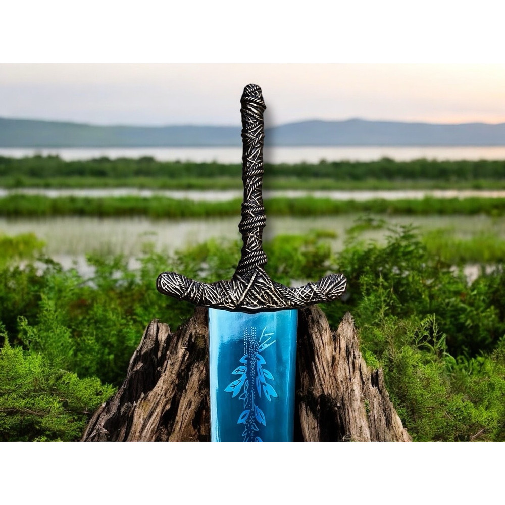 Handmade Dark Moon Great Sword Elden Cosplay Rings Merchandise Moonlight Knight Sword Movie Replica 6