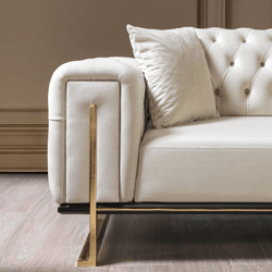 turkish style light luxury sofa living room large size buckle sofa foshan sofa factory direct sales furniture