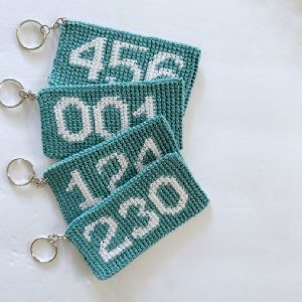 Player Numbers Crochet Pattern Inspired Squid Game Gift Fan Squid Game Crochet White Numbers Squid 1