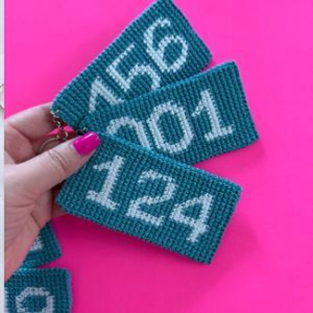 Player Numbers Crochet Pattern Inspired Squid Game Gift Fan Squid Game Crochet White Numbers Squid 4
