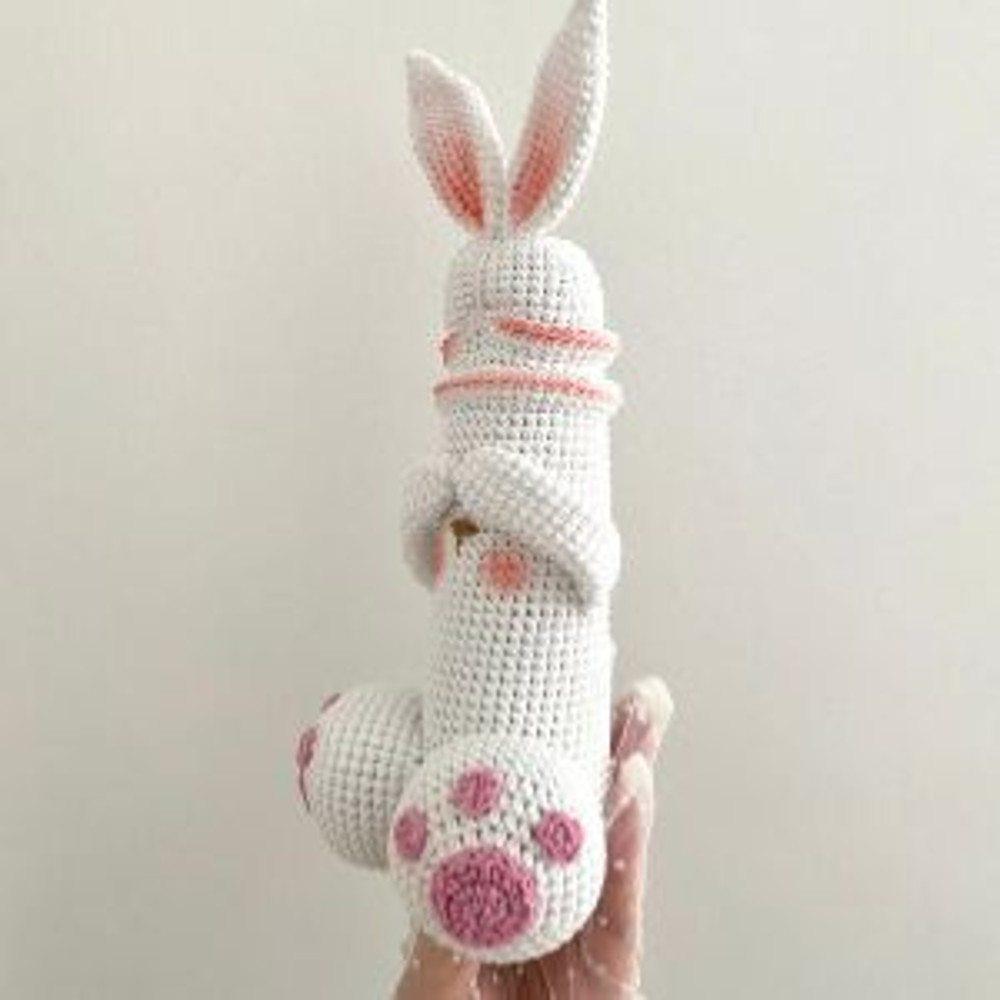 Cute Easter Bunny Penis Crochet Easy Pattern PDF Download Adult Sexy Toys Funny Easter Decoration R 1
