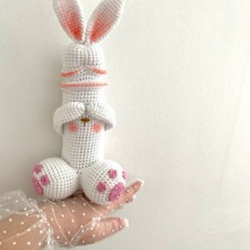 Cute Easter Bunny Penis Crochet Easy Pattern PDF Download Adult Sexy Toys Funny Easter Decoration R 8