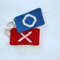 Red X Blue O Keychain Squid Game Inspired 6