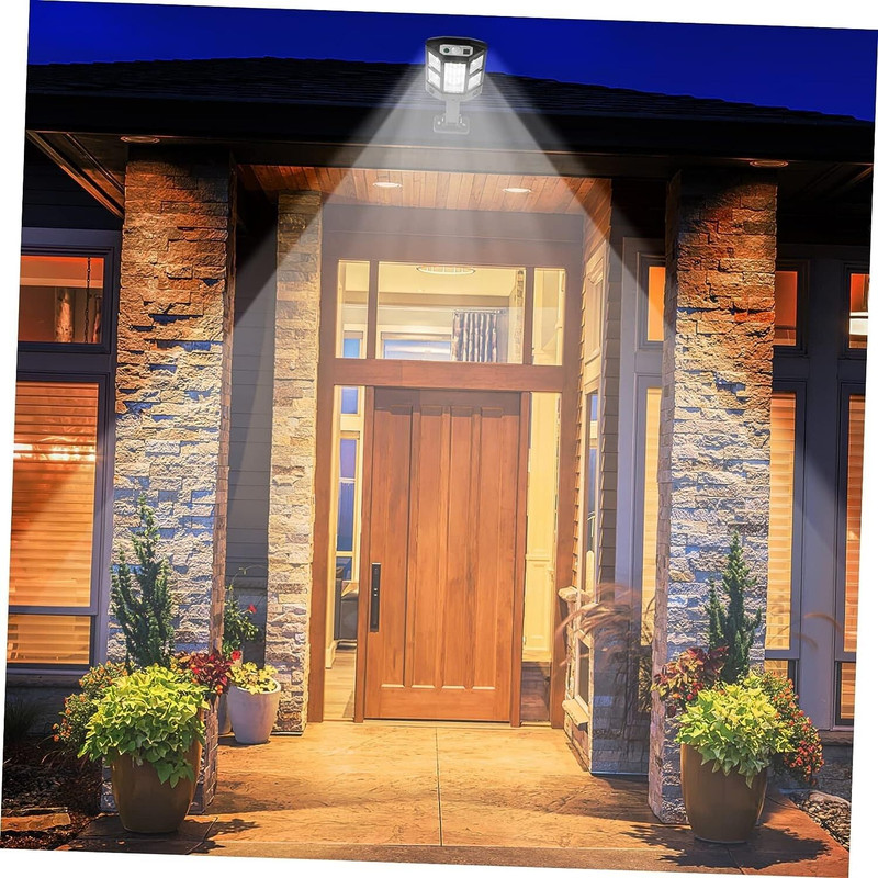 990000LM LED Solar Wall Light Commercial Dusk To Dawn Outdoor Road Street Lamp 3