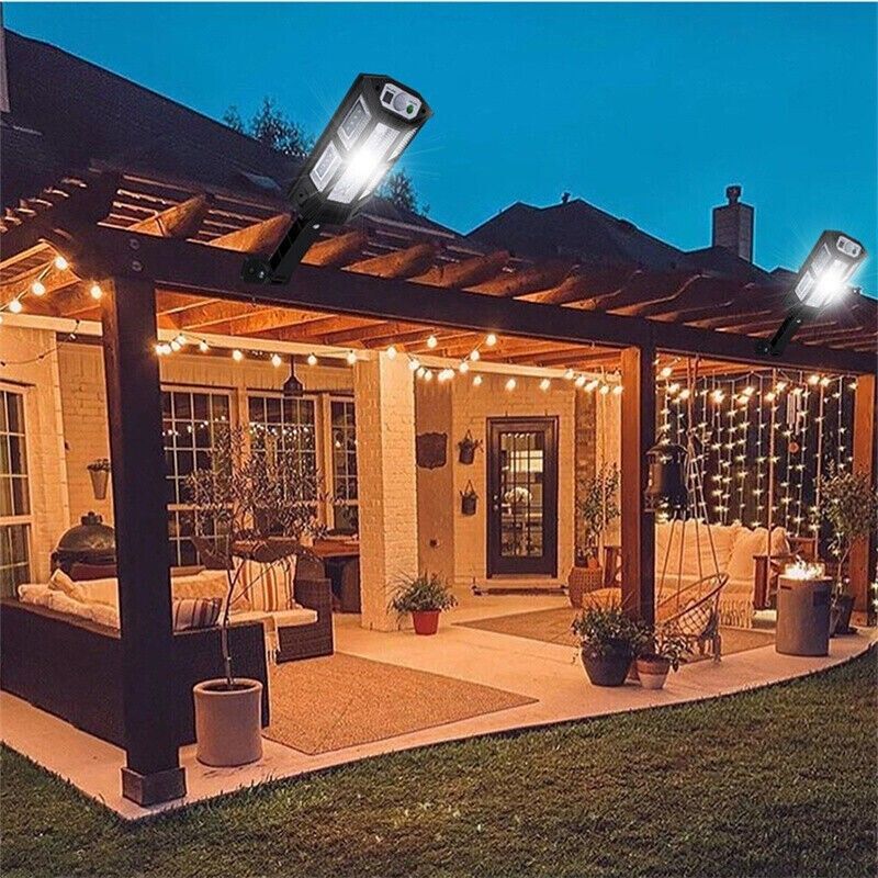 990000LM LED Solar Wall Light Commercial Dusk To Dawn Outdoor Road Street Lamp 4
