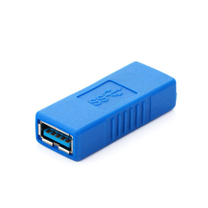 USB 30 Type A Female To Female Adapter Coupler Gender Changer Connector  BLUE 0