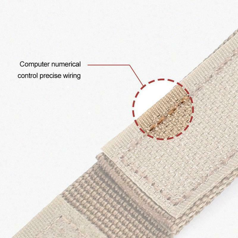 3Pcs Tactical Hanging Belt Carabiner KeyHook Webbing Buckle Strap Clip Khaki 1