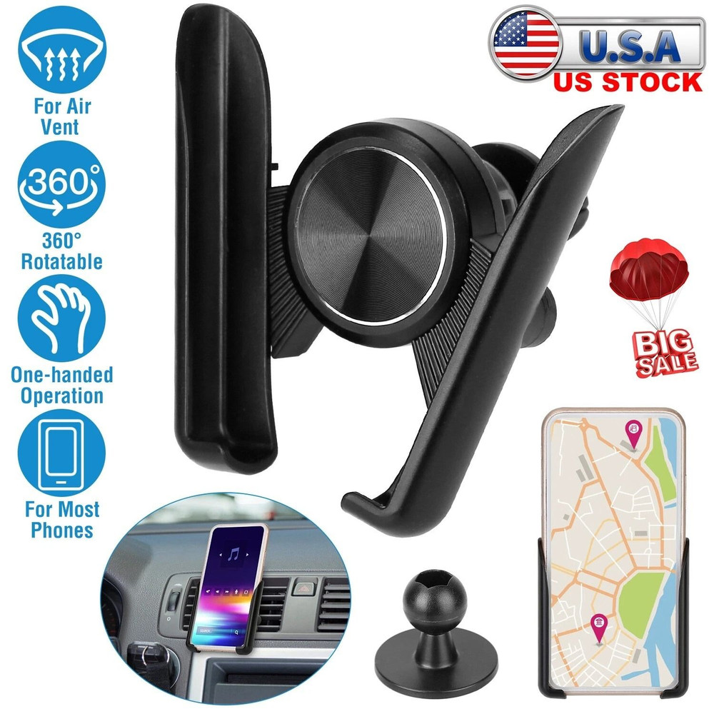 Car Air Vent Phone Mount Universal Car Phone Holder Bracket Cradle Phone Stand 2