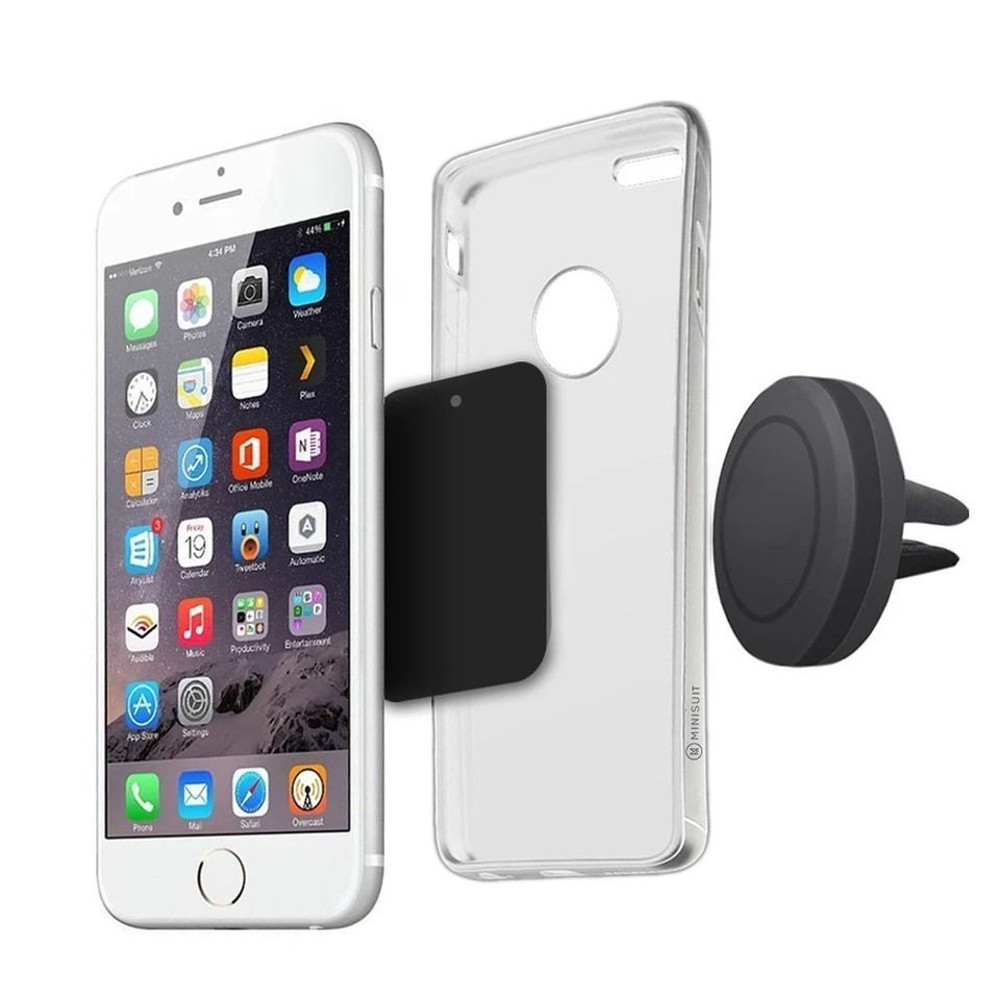 Car Air Vent Phone Holder Mount Grip Magnetic For Samsung Galaxy S6 Edge Plus S5 2