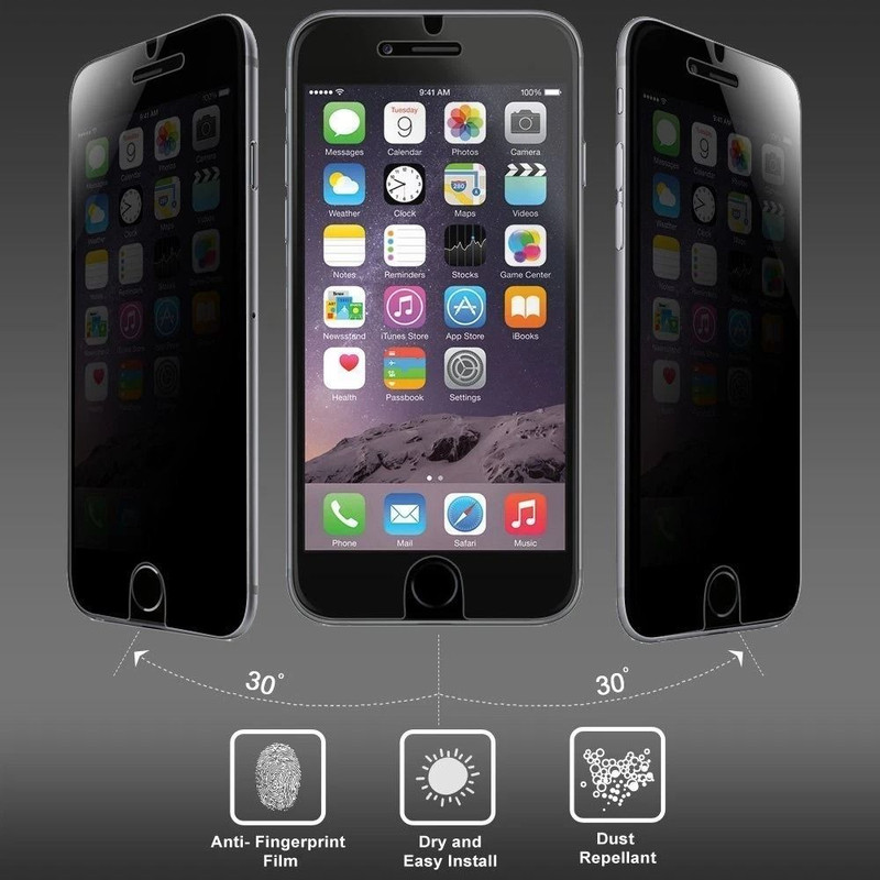 Premium Privacy AntiSpy Tempered Glass Screen Protector For Apple IPhone 7 47 2