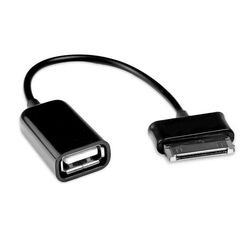 2 pack otg cable 30-pin to usb female host adapter for samsung galaxy tab 1 2 3