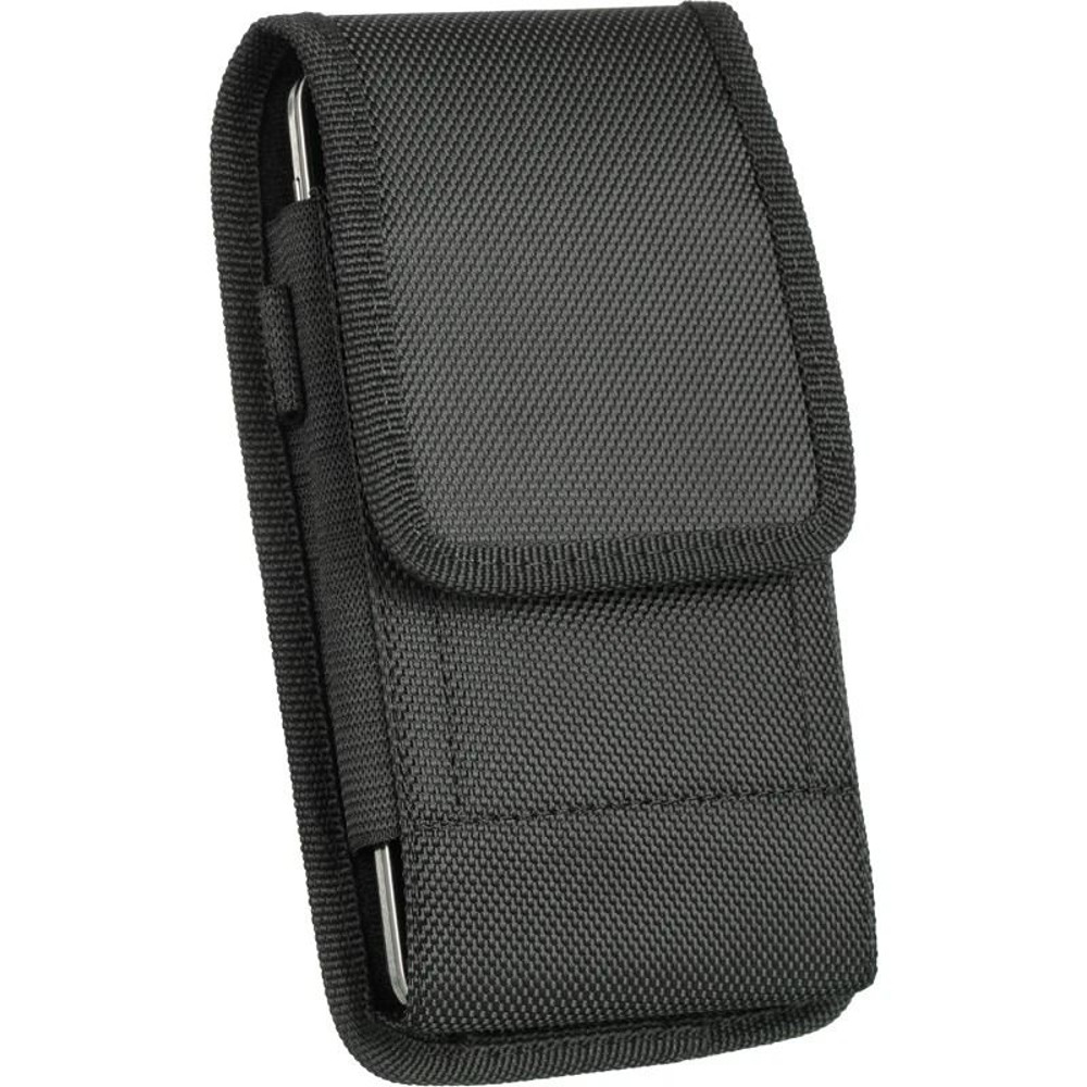 VERTICAL HEAVY DUTY NYLON ARMOR HOLSTER BELT CLIP POUCH FOR IPHONE X IPHONE XS 0