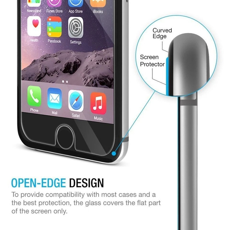 New Premium Real Tempered Glass Screen Protector For Apple 55 IPhone 7 Plus 0