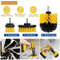 Power Scrubber Drill Brushes Set Car Wash Cleaner Spin Tub Shower Wall Brush Kit 1