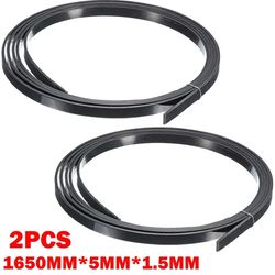2x black guitar binding purfling strips abs guitar binding strip 1650 5 1.5mm