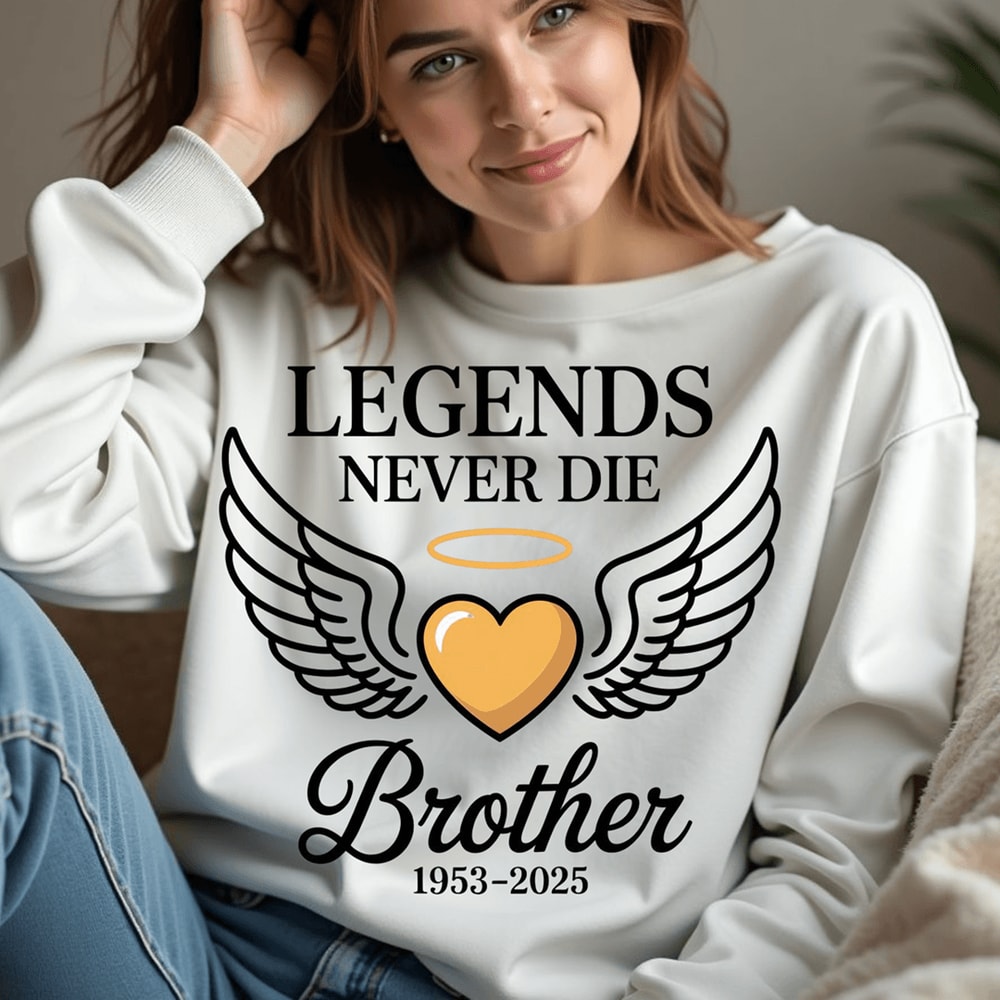 Legends Never Die Brother 19532025 Memorial PNG Digital Download For Sublimation Printing 1