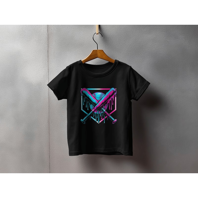 Baseball Drip PNG Ice Cream Drip PNG Boys Baseball Design Youth Sports Shirt Summer Ball PNG Cool B 0