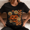 Retro Floral Pumpkin Png Funny Pumpkin Halloween Png Preppy Halloween Png Halloween Pumpkin Design 0