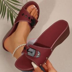 soft wedge summer sandals for women with comfort heels and stylish fit