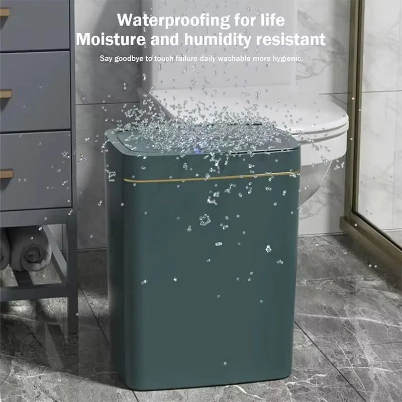 15L Motion Sensor Trash Can With Automatic Lid And Waterproof Design For Kitchen Or Bathroom 3
