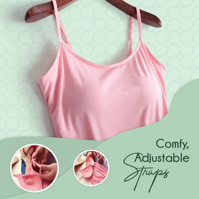 Padded Cami Top With BuiltIn Bra For Comfort And Everyday Wear 4