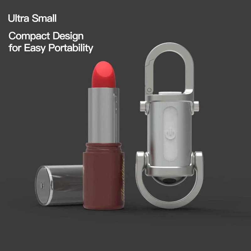 Outdoor Mini Flashlight With 1200 Lumen Brightness Rechargeable Type C Waterproof Keychain Light 5